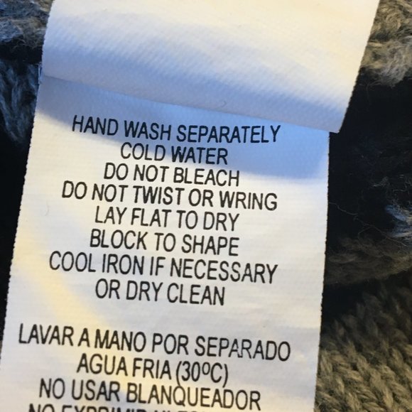 Kensie Cropped Knit Sweater Gray Black Leopard Animal Print Medium - Picture 8 of 8